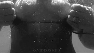 my wife showing off on brazilian beaches