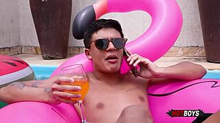 Intense Fucking of Young Playboy's Ass with Big Cock