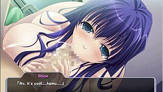 Shion's cruel magic in early morning wood sucking scene