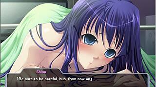 Shion's cruel magic in early morning wood sucking scene