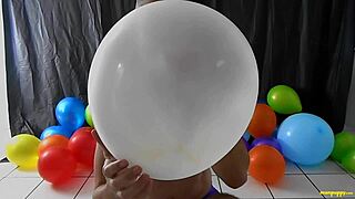 balloon play with horny gay dilf richard lennox