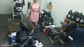 watch this slutty blonde fingering her pussy in public next to a stranger. she masturbates until orgasm outdoors.