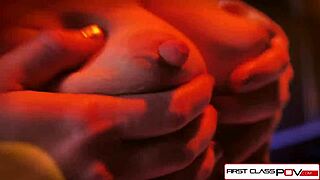 alexa nova in lingerie sucking monster cock deepthroat pov 😈 halloween fun