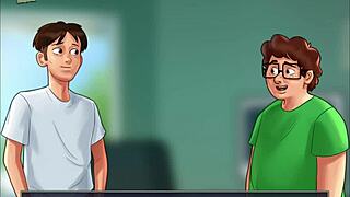 Summertime Saga episode 136 features cartoon anime hentai scenes.