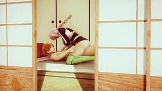 i love mitsuri kanroji's big tits in demon slayer hentai, she's so hot