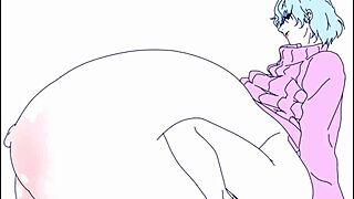 Look at these biggest anime boobies! Fanart tits compilation, so huge!