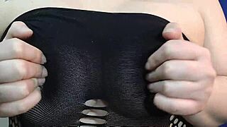 Kyra Hellfire counts down with natural big boobs in JOI