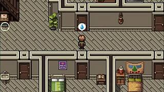 Watch this hentai game where two busty milfs receive a double facial in zombies retreat part 12