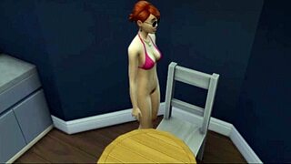 Marjorie's solo pleasure in The Sims 4: Wicked Whimsville SE Episode 2