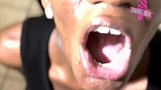 Ebony Stars Swallow Cum in 2022 Fall Facial Compilation
