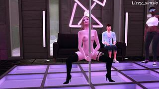 rich guy fucks strippers in club!