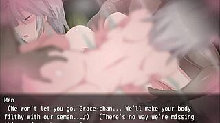 grace in labyrinth town part 20: humiliation and blowjob scenes