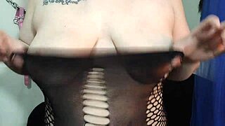 Kyra Hellfire counts down with natural big boobs in JOI