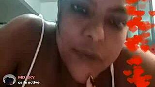 巴西胖妞摄像头秀大奶诱惑😍