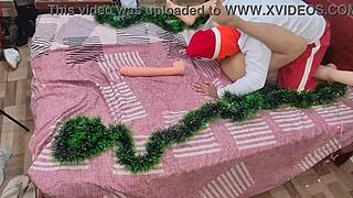 Sucking Stepmom's Pussy and Ass for Christmas!