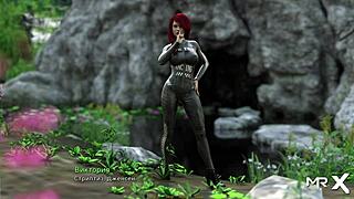 in this anime hentai, retrieving the past involves a kitchen fuck and motorcycle ride