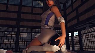 femdom face sitting in yoga class