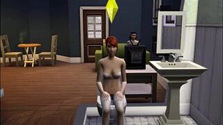 Marjorie's solo pleasure in The Sims 4: Wicked Whimsville SE Episode 2