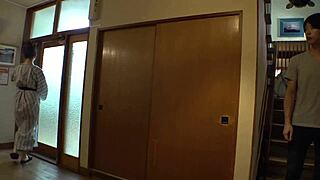 Wow, Japanese babe goes wild in hot spring sex!