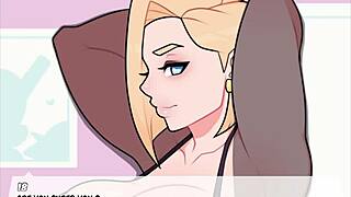 In parody game, Android 18 gives blowjob in Foxicube