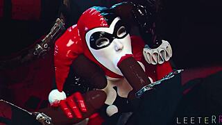 Harley Quinn's best scenes in a compilation
