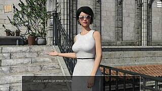 the knockout master 18 story unfolds outdoors with a brunette