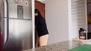 Thief Distracted By Nice Ass In Apartment Part 1.