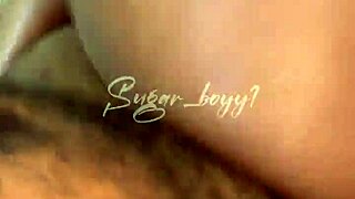 ebony girl with cute pussy takes a big black cock deep inside in missionary