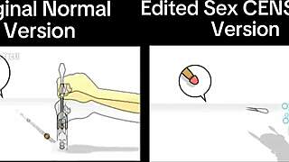 Comparing Original and Sex Censored Versions of Rhythm Heaven Fever
