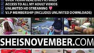 Ebony step daughter spread eagle and missionary banged in forest