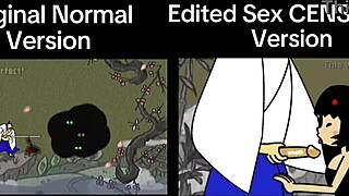 Comparing Original and Sex Censored Versions of Rhythm Heaven Fever