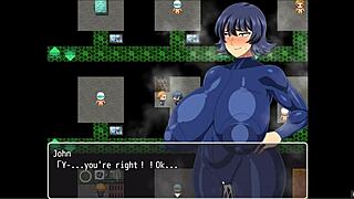 todoroki shipwrecked, first time with izumi in hentai game, he cums three times