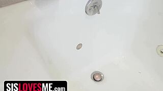 Bratty Stepsister Cums On Stepbrother's Cock