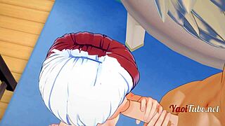 Does Todoroki Shoto Blowjob Bakugou Katsuki And Cum In His Mouth?
