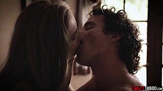 eager milf lena paul fucks her perverted boyfriend, enjoying his big cock in her pussy or is it taboo?