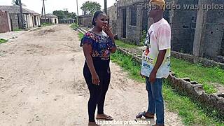 Young Girl Meets Guy On Street For Outdoor Ass Fucking