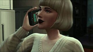 This is a Scream 1 1996 intro remake as a Sims 4 Halloween special