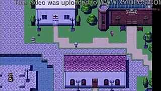 In Bravely Default's wedding, the hero looks for his partner bathing.