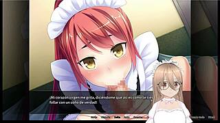 Detailed scene of an otoko orgy at maid boy manor 02 with gameplay in español