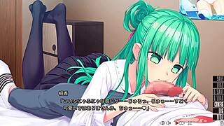 Kirika Wonders How to Handle Small Breasts on the Island Game