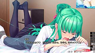 Kirika Wonders How to Handle Small Breasts on the Island Game