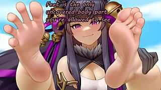 Anime feet contest for fans.