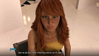 Racheal Sees Johns Big Cock Erotically