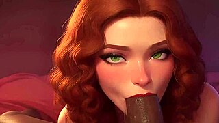 redhead stepsister sucks bbc at the club pov