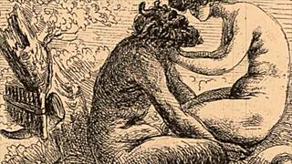 vintage comic illustration from antique collection