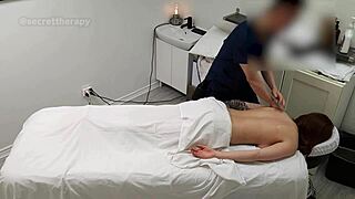 Alice, the young waitress, didn't expect my unique massage at our spa.