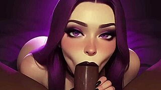 cute gothic girl loves bbc in her mouth