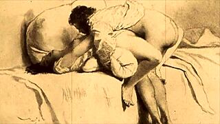 Vintage Erotic Illustration From Comic