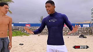 Fucking Ass Of Naughty Surfer In Gay Pov Fetish