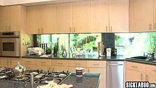 Giselle Leon says, 'Stepdad, fuck me hard in this lingerie.'